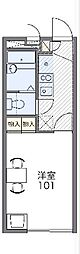 レオパレスいずみ 1Kの間取図画像