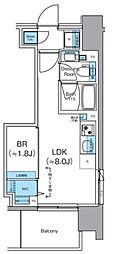 JR総武本線 錦糸町駅 徒歩6分の賃貸マンション 5階1LDKの間取り