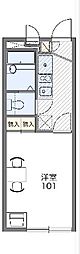 レオパレス一番町 1Kの間取図画像