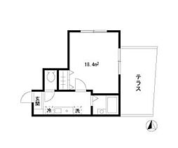 アーバンヒルズ新井薬師 1階1Kの間取り