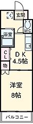 間取図画像 1DK