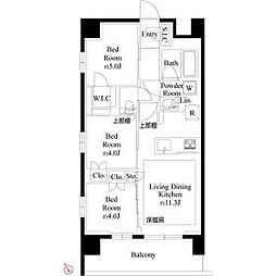 間取図画像 3LDK