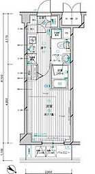 JR京浜東北・根岸線 川崎駅 徒歩14分の賃貸マンション 4階1Kの間取り