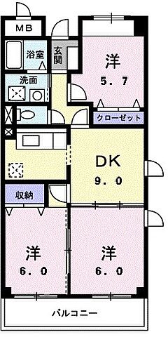 ホームズ 西武池袋線 清瀬駅 バス6分 都営中清戸住宅東下車 徒歩3分 3dk 賃料8 4万円 3階 61 賃貸マンション住宅情報