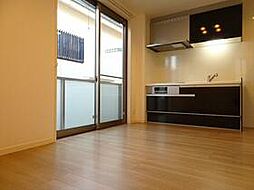 京王線 代田橋駅 徒歩9分の賃貸アパート 2階1LDKのリビング/ダイニング