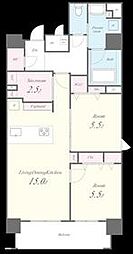 間取図画像 2SLDK