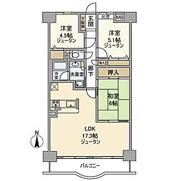 間取図画像 3LDK
