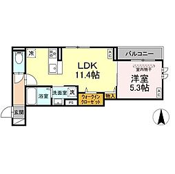 間取図画像 1LDK