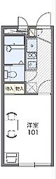 レオパレスサスジュウ 1Kの間取図画像