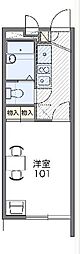 レオパレス和 1Kの間取図画像