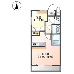 間取図画像 1LDK