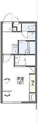 レオパレス鷹岡 1Kの間取図画像
