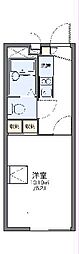 レオパレスBrilliantM 1Kの間取図画像