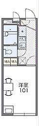 レオパレスソフィア2 1Kの間取図画像