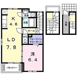 リラトゥルペ 1LDKの間取図画像