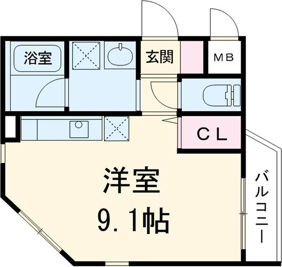 ホームズ でお部屋探し じゅりん彩華 1階 101 ワンルーム 賃料6 2万円 24 42 賃貸マンション住宅情報 物件番号 取扱い不動産会社 ハウスコム株式会社 大宮東口店