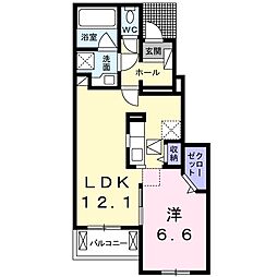 間取図画像 1LDK