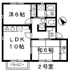 物件の間取り