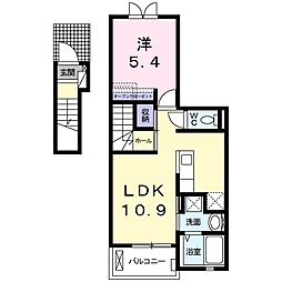 グランツェン 1LDKの間取図画像