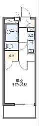 グランシャリオ 1Kの間取図画像
