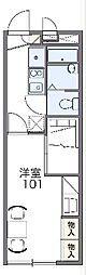 レオパレスMACHIDA 1Kの間取図画像