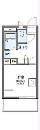 レオパレスイマジン 1Kの間取図画像