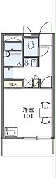 レオパレスイマジン 1Kの間取図画像