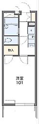 レオパレスエスポワール桜木町 1Kの間取図画像