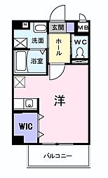 セレッソ国分寺 ワンルームの間取図画像