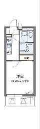ミランダデアメルツ 1Kの間取図画像