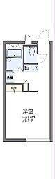 レオパレス豊隆 1Kの間取図画像