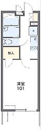 レオパレスサンヴィレッジ 1Kの間取図画像
