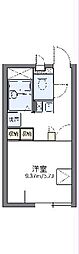 レオパレスヴィラインゼル 1Kの間取図画像