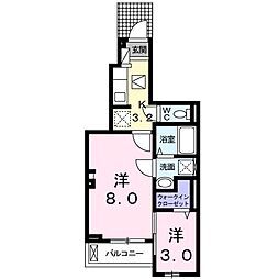 ツリージェイKKR 2Kの間取図画像