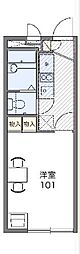 レオパレスサティ 1Kの間取図画像