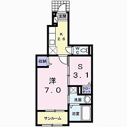 マーベラス3 1SKの間取図画像