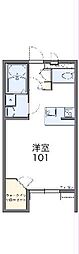 レオパレスフロール 1Kの間取図画像