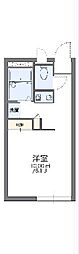 レオパレスタビーハウス 1Kの間取図画像