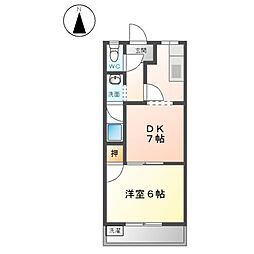 間取図画像 1DK