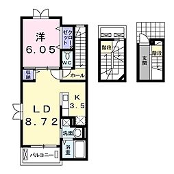 間取図画像 1LDK
