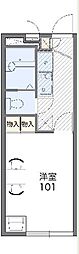 レオパレスサンライズ 1Kの間取図画像