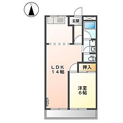 間取図画像 1LDK