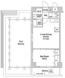 COMFORIA墨田立花 1LDKの間取図画像