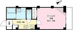 ムサシヤレジデンス 1Kの間取図画像