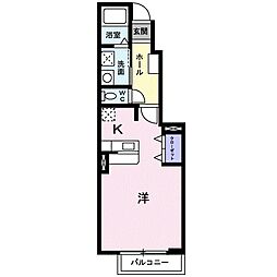 グラン・エスト5 ワンルームの間取図画像