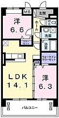 物件の間取り
