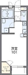 レオネクストWIN 1Kの間取図画像
