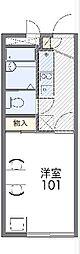 レオパレスパレスマンション1 1Kの間取図画像