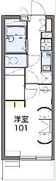 レオパレスティラーノ 1Kの間取図画像
