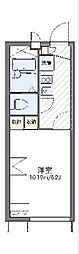 レオパレス匠 1Kの間取図画像